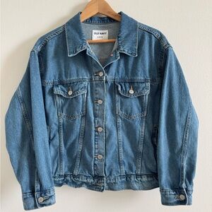 Old Navy Women's Jean Jacket in Light Blue